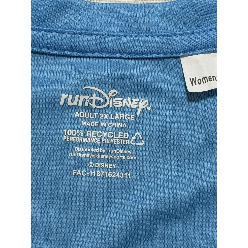 Run Disney 2025 Goofy Challenge Race And A Half Adult 2X Long Sleeve Blue